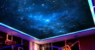 Натяжной потолок звездное небо Троицк, цена от 5270 руб.